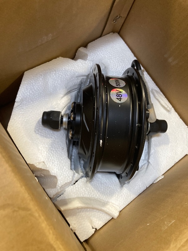 Photo 1 of Sorandy 48V 500W Electric Scooter Hub Motor, Front Drive Scooter Wheel Motor Brushless Geared Hub Motor Waterproof Ebike Conversion Kit Rear Wheel Hub Motor for Mountain 