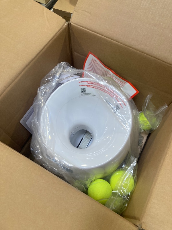 Photo 1 of ALL FOR PAWS Automatic Dog Ball Launcher Maxi, Interactive Ball Thrower Dog Toys Includes 6pcs Tennis Balls for Large Dogs
