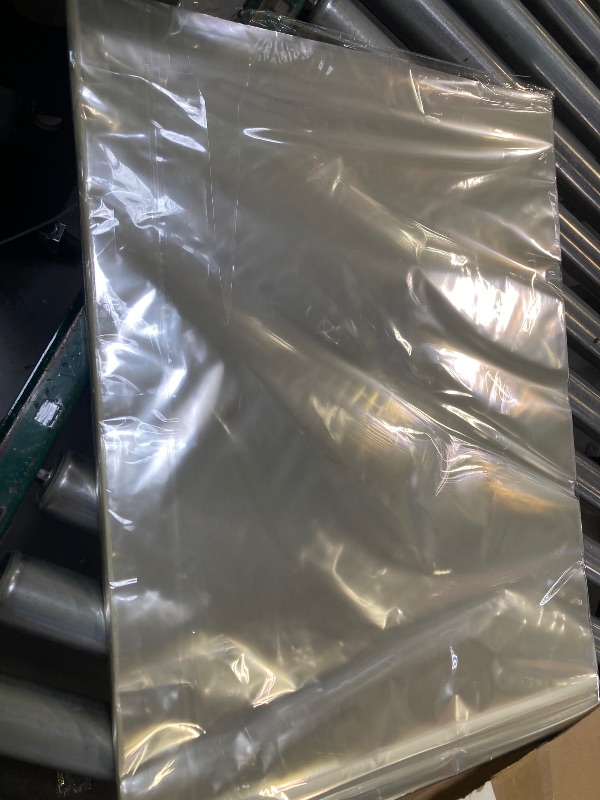 Photo 1 of 100 clear plastic sleeves 