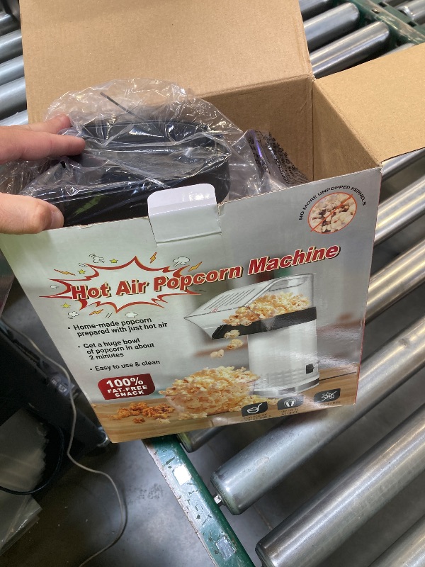 Photo 1 of Air Popcorn Popper Maker with Measuring Cup to Melts Butter, Fast & Easy Popcorn Machine for Family Gathering, No Oil, Easy to Clean & Maintain