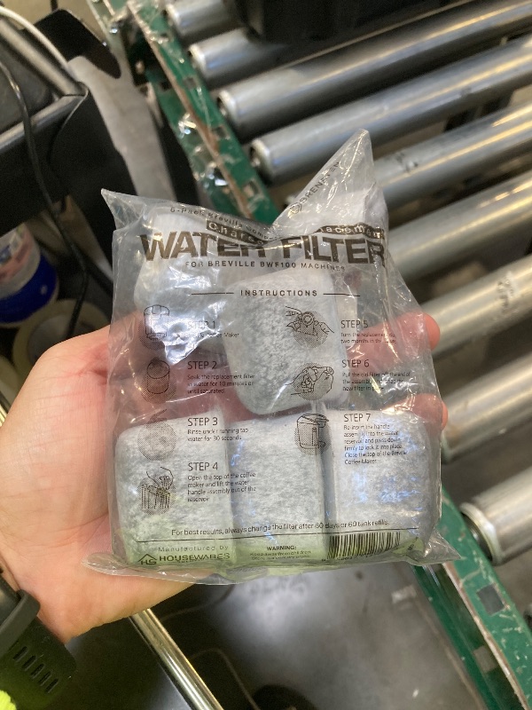 Photo 1 of 6-Pack Replacement Charcoal Water Filters Compatible with Breville BWF100 and Keurig Brewers - Premium Activated Charcoal Filters For All Breville Coffee Makers and Keurig 2.0 & 1.0 Machines