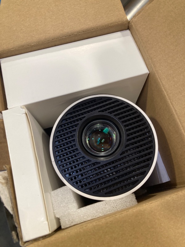 Photo 1 of Magcubic Mini Projector with WiFi 6 and Bluetooth 5.4, Portable Projector 4K support, 5w Soundbase Speaker, Auto Vertical Keystone 180°Rotatable Smart Proyector for Movie Home Outdoor HY300Pro+