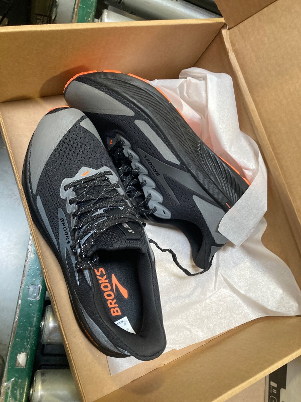 Photo 1 of Brooks Men’s Ghost 17 Neutral Running Shoe - Black/Orange - 9.5 Medium