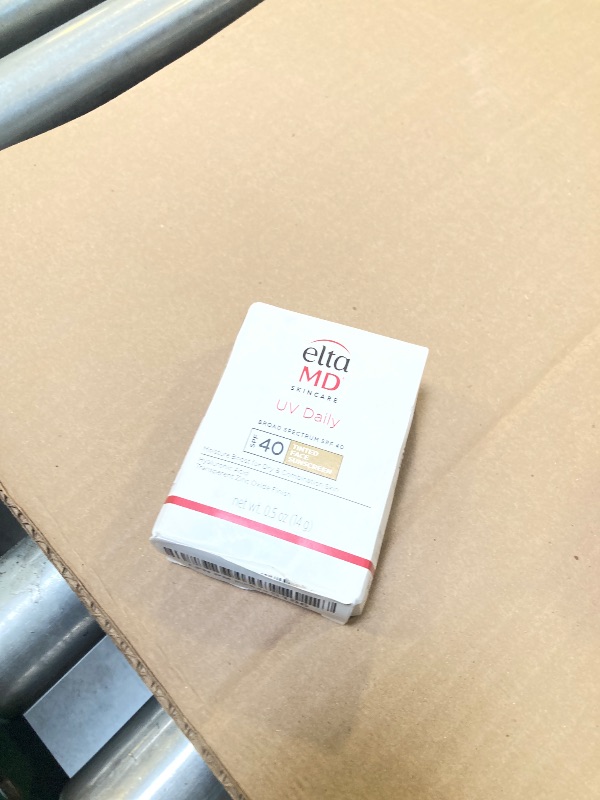 Photo 1 of EltaMD UV Daily SPF 40 Tinted Face Sunscreen Moisturizer, Tinted Moisturizer for Face with SPF, Great for Dry, Combination, and Normal Skin, 0.5 oz