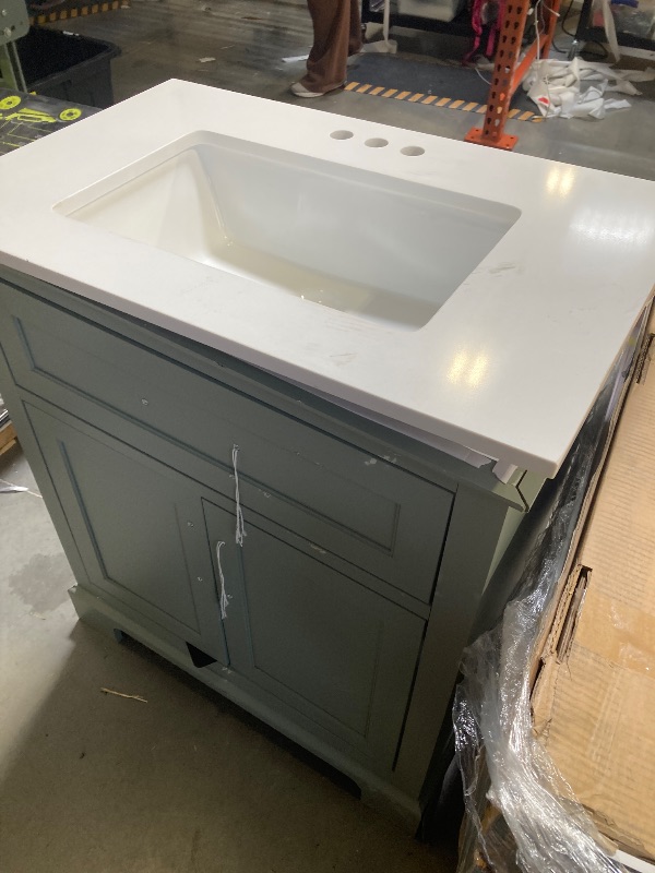 Photo 1 of 3 Hole sink with vanity stand 