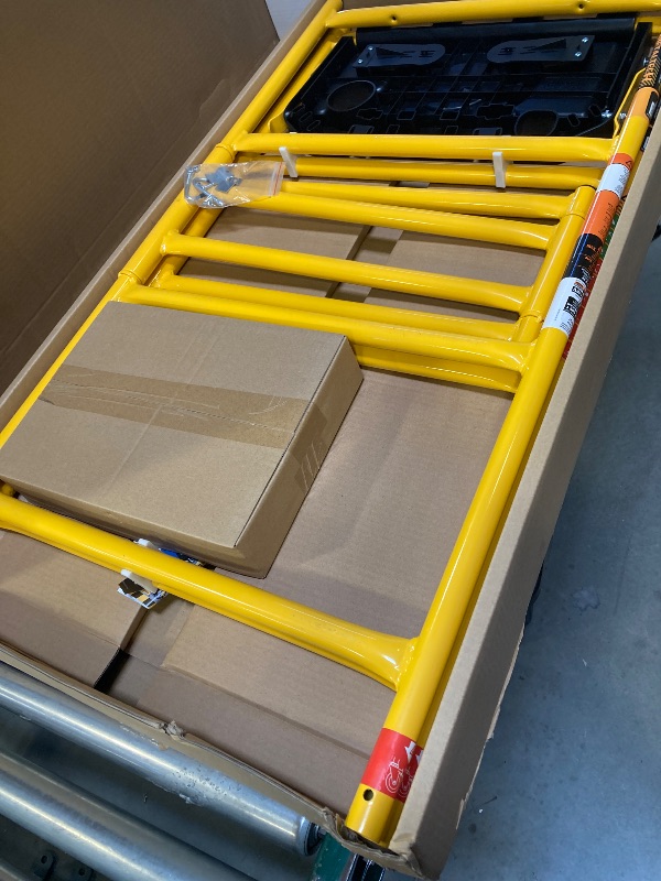 Photo 1 of Metaltech I-IMCNAT 500 lb. Load Capacity Mini Rolling Scaffold with Tool Shelf, 4' x 4' x 2'