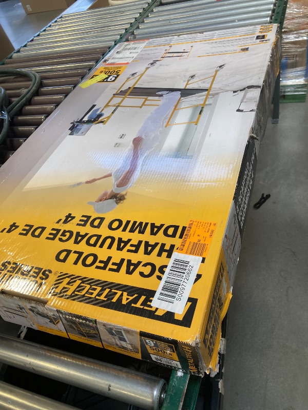 Photo 1 of Metaltech I-IMCNAT 500 lb. Load Capacity Mini Rolling Scaffold with Tool Shelf, 4' x 4' x 2'