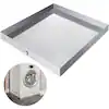 Photo 1 of 27 x 25 x 2.5 In. Washing Machine Pan 304 Stainless Steel Washing Machine Drain Pan 18 GA Thickness Washer Drip Tray
