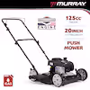 Photo 1 of Murray
20 in. 125 cc Briggs & Stratton Walk Behind Gas Push Lawn Mower with 4 Wheel Height Adjustment and Prime 'N Pull Start