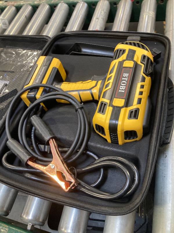 Photo 1 of Portable Welder Machine, 110V 20-120A ARC Welding Machine with IGBT Inverter, Hot Start & Anti-Stick, for 3/32" to 1/8" Rods, DIY Home Repair, Ideal Father's Day Gifts for Men, Dad, Husband (Yellow)