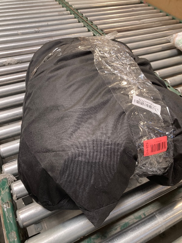 Photo 1 of YimSting 1200D Waterproof Boat Cover - Fits 14' to 16' ft Bass, V-Hull & Tri-Hull Boats - Heavy Duty Canvas Black