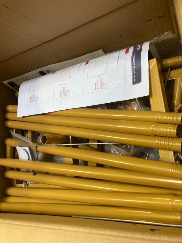 Photo 1 of Wokceer 10x10 FT Backdrop Stand Heavy Duty Pipe and Drape Kit, Adjustable Gold Backdrop Stand for Wedding Birthday Party Photography Photo Booth Background Christmas Decoration