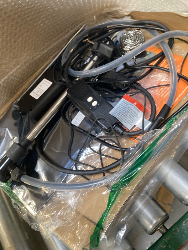 Photo 1 of 240V 3000W Portable Fully Submersible Electric Pool and Hot Tub Immersion Water Heater with Gfci Plug, Thermostat for Bathtub, Baptistry, Baptismal, Inflatable, Swimming Above Ground Pools