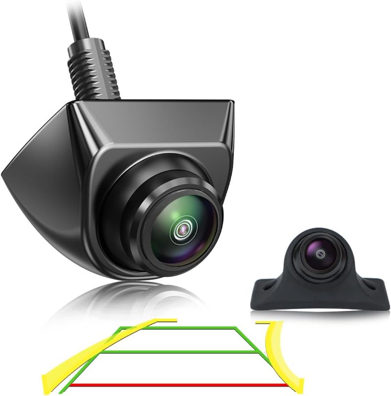 Photo 1 of Car Backup Camera with Dynamic Trajectory Guide Line, GreenYi AHD1080P Reverse Rear View Cam, Adjustable Fisheye Lens, Waterproof Night Vision 170 Degree...
