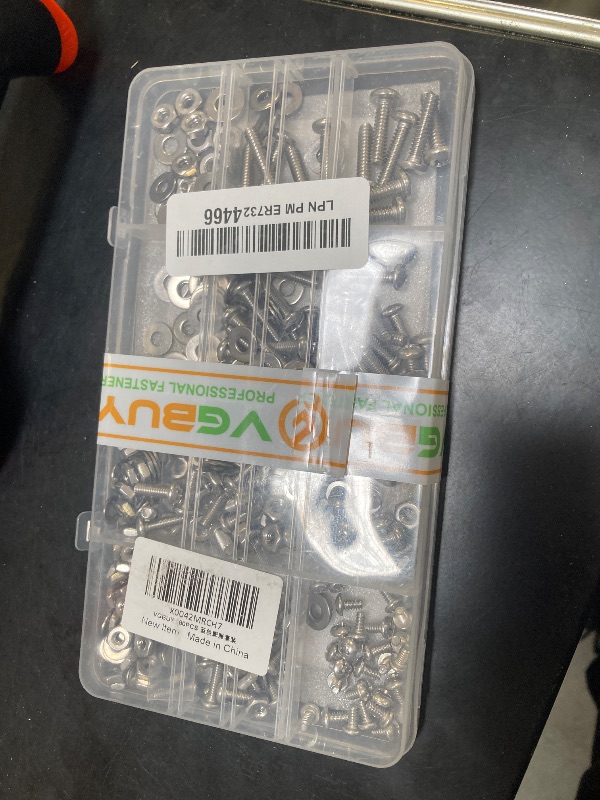 Photo 1 of VGBUY 180PCS Conical Concrete Anchors and Screws Assortment Kit, 90PCS Concrete Wall Anchors, 90PCS Self Tapping Screws for Masonry Stucco Brick Cement Cinder Block Tile, with 2PCS Drill Bit
