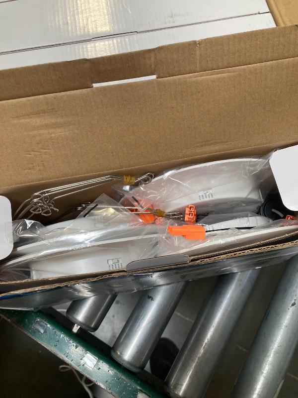 Photo 1 of FREELICHT 24 Pack Retrofit LED Recessed Lighting 6 Inch, Selectable 2700K/3000K/4000K/5000K/6000K, Dimmable Flat LED Can Lights, 10W=110W, 1000LM, IC & Damp Rated, ETL & FCC, White
