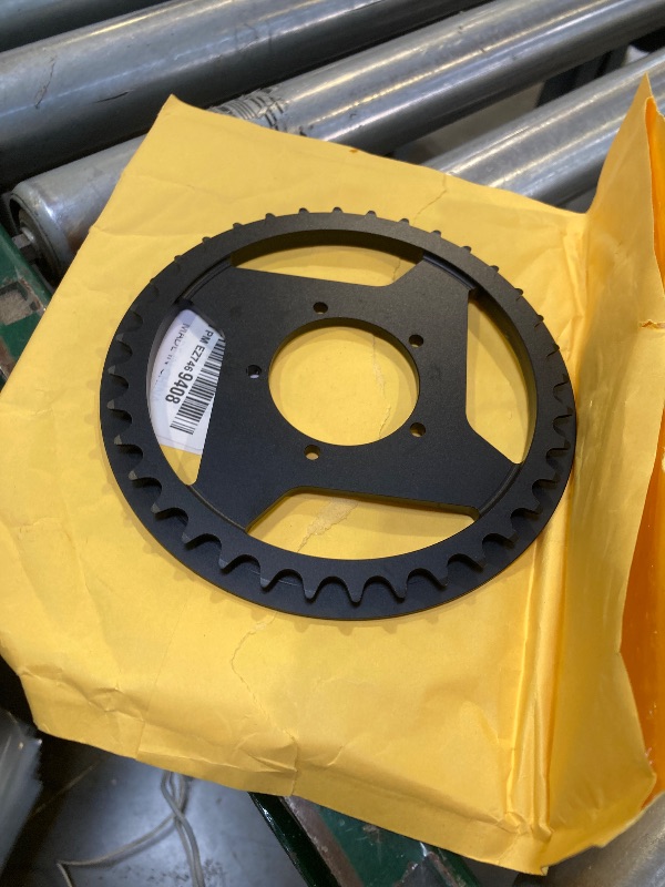 Photo 1 of Powallon 36T Chainring for Bafang BBS01B/BBS02B Mid-Drive Motor - Integrated Chain Guard | 2mm Offset | 7075 Aluminum Lightweight | ?9-Speed Compatible