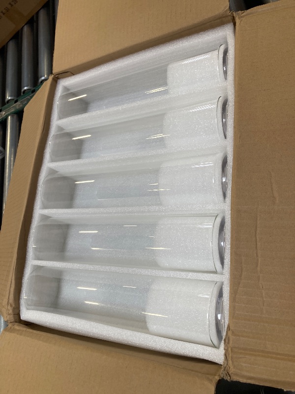 Photo 1 of Hurricane Candle Holder Thickened Cylinder Covers 10 Pcs Taper Candle Sticks Holder Glass Tall Candlesticks Holders Centerpiece for Wedding Dining Table