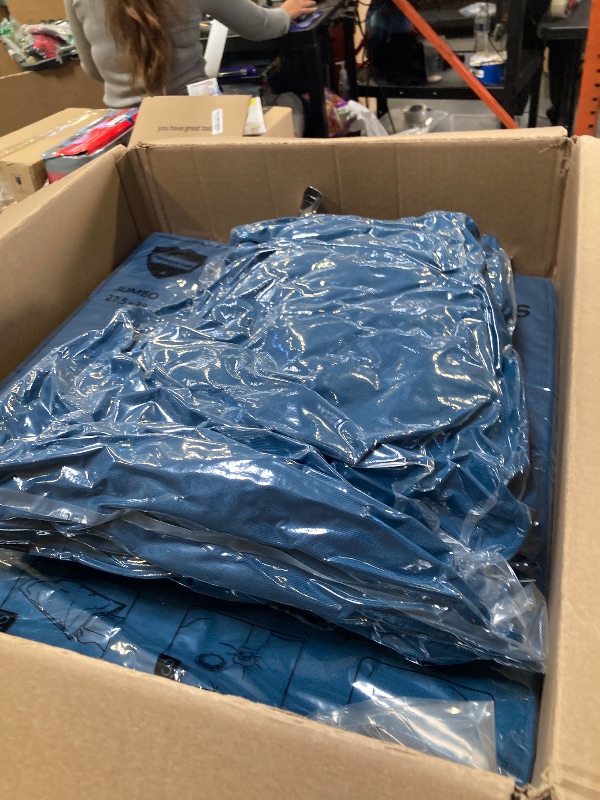 Photo 1 of 3 pack blue patio cushion set.