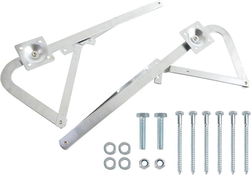 Photo 1 of 1 Pair Attic Ladder Spreader Hinge Arms Fit for Werner Series Attic Ladders,Models After February 2010,Models Mk 5 WU2210 W2208 W2210,Attic Ladder Hinge Replaces 55-2