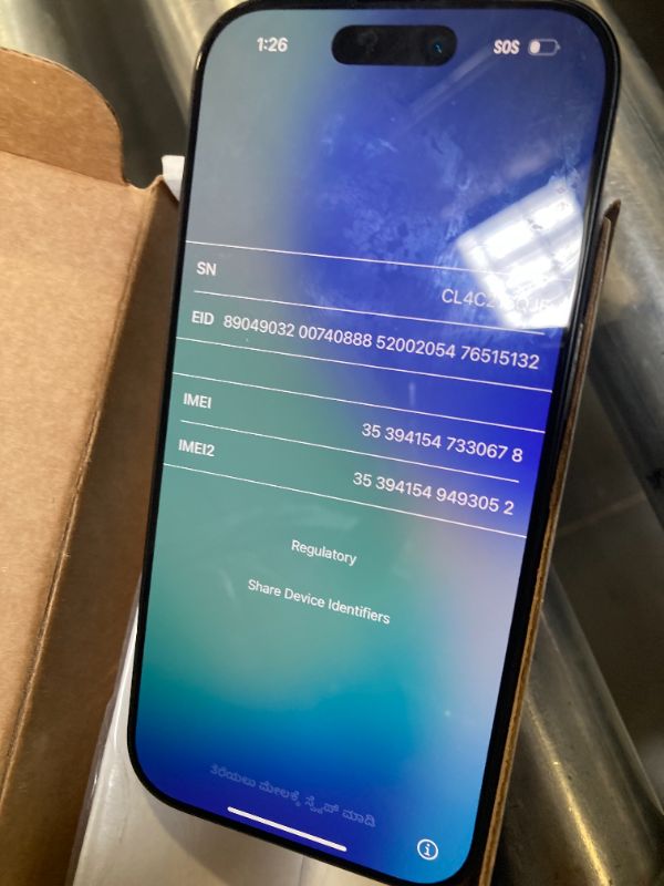 Photo 1 of Apple iPhone 16 Pro, US Version, 512GB, Black Titanium - Unlocked (Renewed)