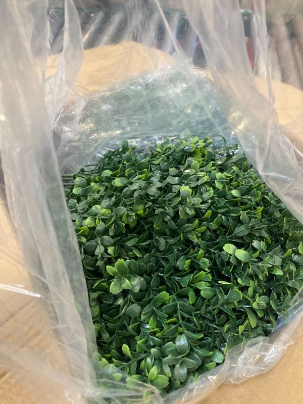 Photo 1 of 28" Artificial Boxwood Topiary Ball Trees with Ground Spike for Outdoor,Set of 2 UV Resistant Artificial Shrub Bushes,Artificial Plants,Fake Boxwood Plants for Indoor, Garden, Yard,Patio Décor