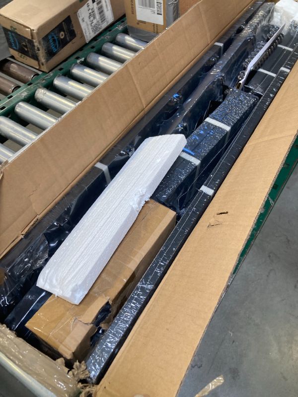 Photo 1 of 14Inch floating king bed frame with smart LED light