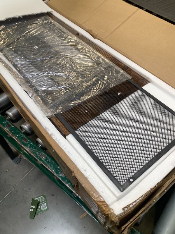 Photo 1 of 6 Grids Vinyl Record Storage Holder Rack? Wooden Record Display Table for Magazines Files Albums Books for Living Room Bedroom Patent Pending