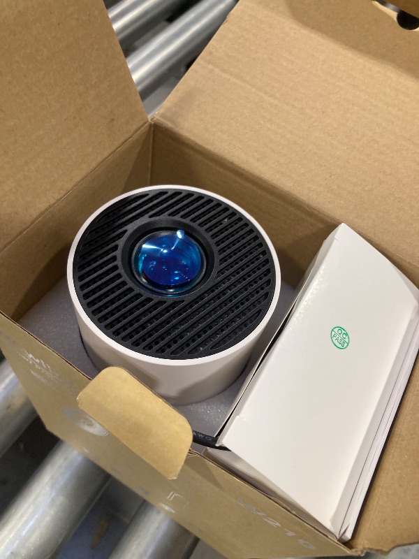 Photo 1 of [Built-in Apps & 2025 Upgraded] Mini Projector with WiFi 6 and Bluetooth 5.4 Support 4K 1080P Auto Keystone 180° Rotatable Projector Portable Compatibile with HDMI/TV Stick/Memory Stick/Laptop, White