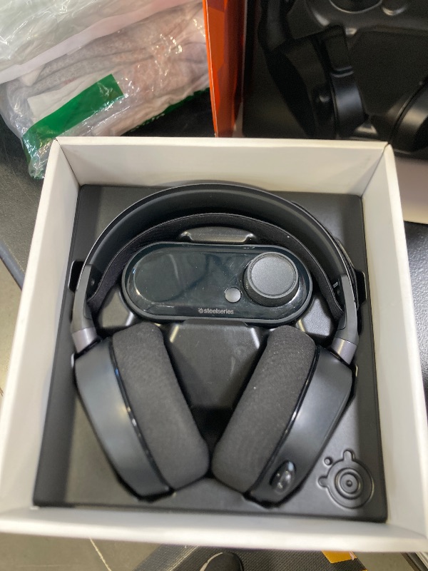 Photo 1 of SteelSeries Arctis Nova Pro Multi-System Gaming Headset - Premium Drivers - Hi-Res Spatial Audio - GameDAC Gen 2 - ESS Quad-DAC - ClearCast Mic - PC, PS5, PS4, Switch (Renewed)
