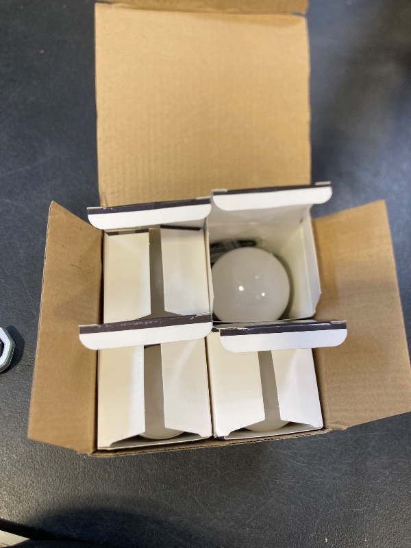 Photo 1 of DEBAOBULB 4 Pack Omni Rechargeable Light Bulbs, Battery Powered Emergency LED Light Bulb 3 Color Shift Dimmable 120 Volt 9W Up to 24 Hours for Power Outage Blackout Camping Hurricane