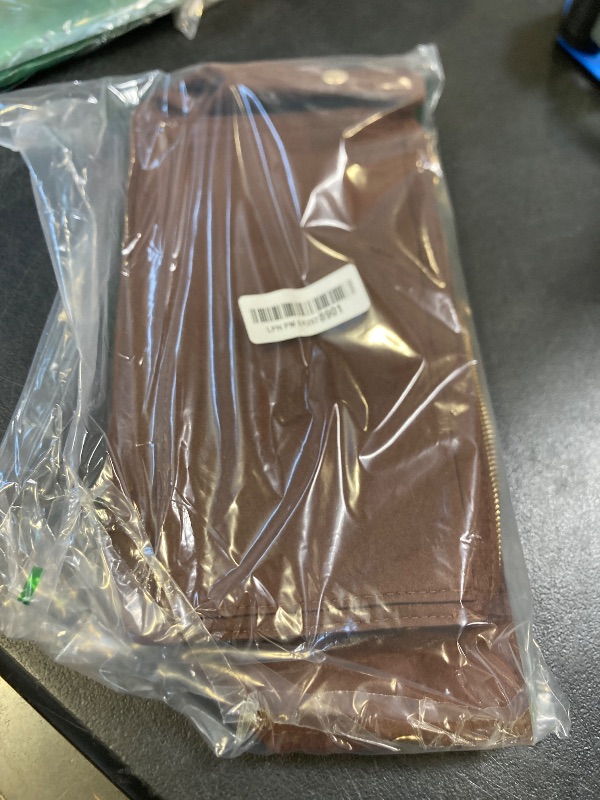 Photo 1 of LEXSION 3 in 1 Felt Purse Organizer Insert Bag in Bag with a Bottle Holder Shaper 8026 Brown L