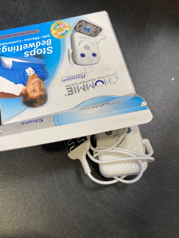 Photo 1 of Chummie Premium Bedwetting Alarm for Deep Sleepers - Award Winning, Clinically Proven System with Loud Sounds, Bright Lights and Strong Vibrations, Blue