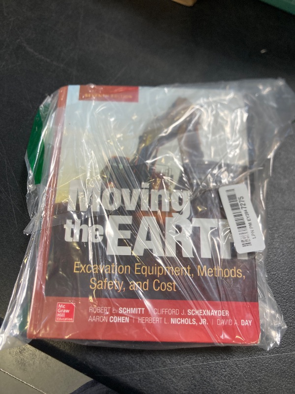 Photo 1 of Moving the Earth: Excavation Equipment, Methods, Safety, and Cost, Seventh Edition 7th Edition
