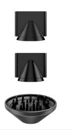 Photo 1 of  Slopehill hair dryer 2 Concentrator Nozzle 1 Diffuser Attachments for Home Salon Travel