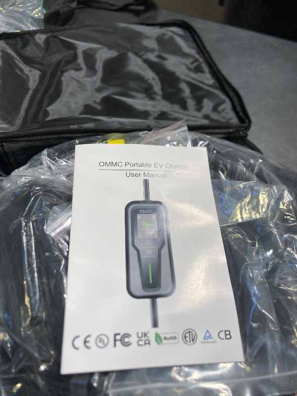 Photo 1 of OMMC Level 2 EV Charger 40Amp?240V Electric Vehicle Portable Charging Stations with NEMA 14-50, 25FT Cable, Smart APP, 9.6KW Turbo Charge, Plug & Play for J1772 SAE/PHEVs