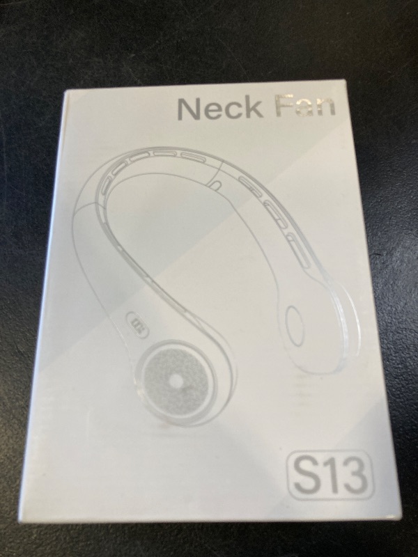 Photo 1 of Neck Fan, Portable Neck Fan with LED Display, 4000mAh, 360° Cooling, 3-Speed Adjustment & Whisper-Quiet Operation, Twistable, Rechargeable, Gift for Women Men, Outdoor Indoor as Travel Essential