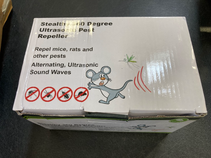 Photo 1 of 2 Pack Ultrasonic Pest Repellent Plug in, Indoor Electronic Deterrent for Mouse, Mice, Rat, Squirrel, Roach, Ant, Spider, Rodent Control for Kitchen, Garage, Attic, Home