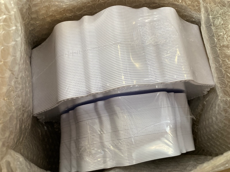 Photo 1 of COLOSUS 100pcs White Disposable Plastic Plate-Heavy duty plate for Party/Wedding/anniversary 50 dinner plates and 50 dessert/salad plates