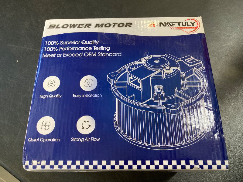 Photo 1 of AC Blower Motor Fan Fits for 2011-2017 Nissan Juke S SL SV, 2009-2014 Nissan Cube, 2011-2012 Nissan Leaf, Front HVAC Plastic Heater Blower Motor Replacement 272261FC0B, 700256