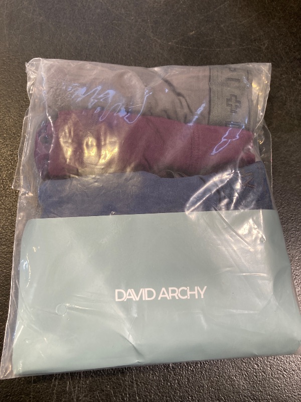 Photo 1 of DAVID ARCHY Men's Underwear Micro Modal Dual Pouch Trunks Support Ball Pouch Bulge Enhancing Boxer Briefs for Men 4 Pack (S, Black/Charcoal/Navy/Merlot)