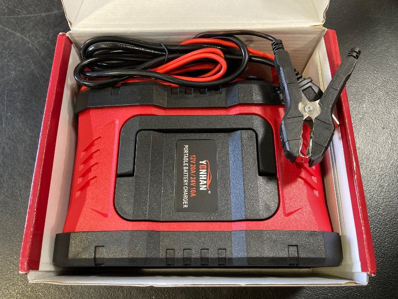 Photo 1 of YONHAN Battery Charger 20A 12V/24V LiFePO4 Lead Acid Fully Automatic Battery Maintainer, Car Battery Trickle Charger Automotive w/Repair, Winter Mode, for AGM, STD, Gel, Deep Cycle Batteries