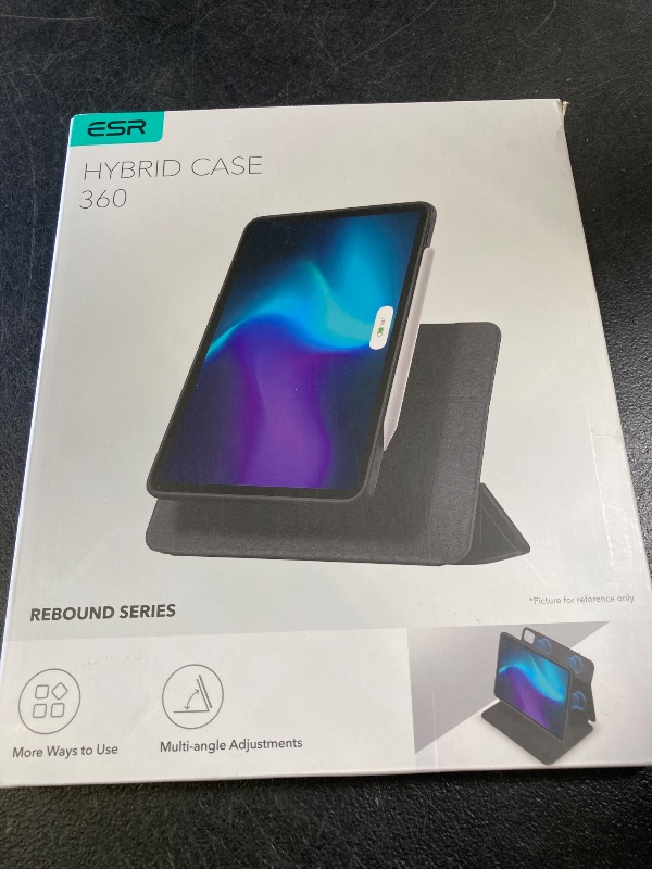 Photo 1 of ESR for iPad Air 13 Inch Case (2025/2024) M3/M2 with Pencil Holder, Removable Magnetic Cover, Vertical Stand, Fully Supports Pencil Pro and Pencil(USB-C), Rebound 360 Series, Black