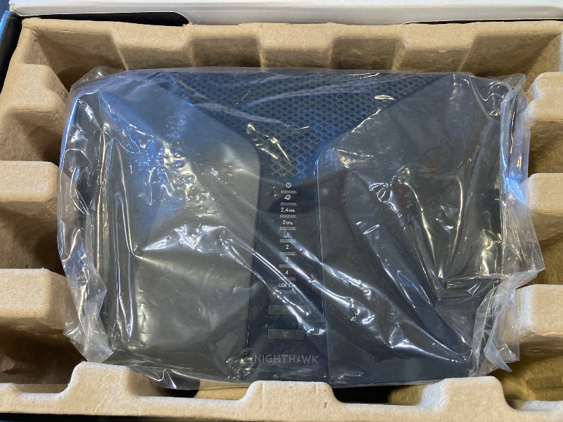 Photo 1 of NETGEAR Nighthawk WiFi 6 Router (RAX43) - Security Features, 5-Stream Dual-Band Gigabit Router, AX4200 Wireless Speed (Up to 4.2 Gbps), Covers up to 2,500 sq.ft. and 25 Devices