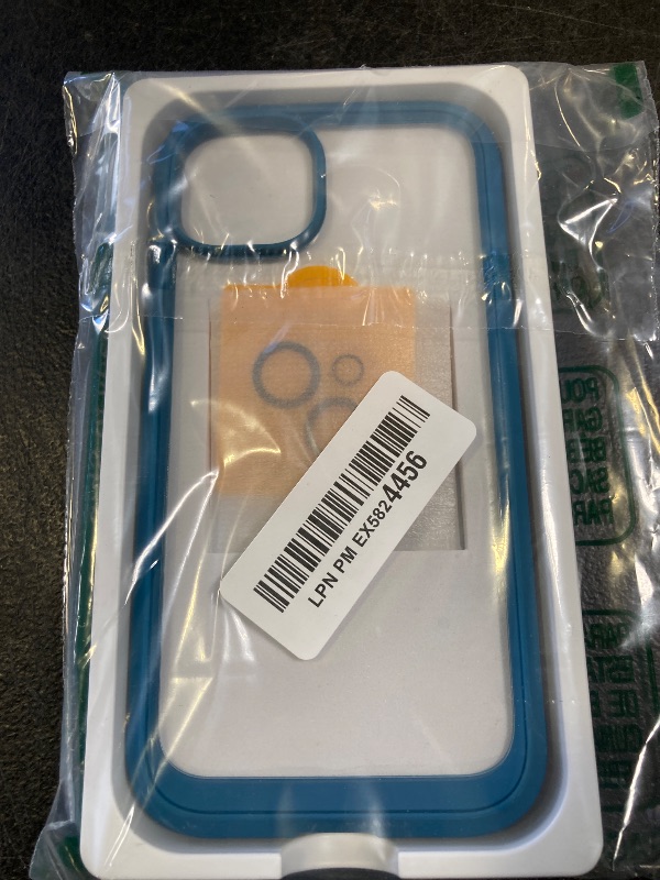 Photo 1 of Miracase Glass Series Designed for iPhone 15 Plus Case 6.7'[only for 15 Plus] Phone Case Cover with Built-in 9H Tempered Glass Screen Protector,Blue