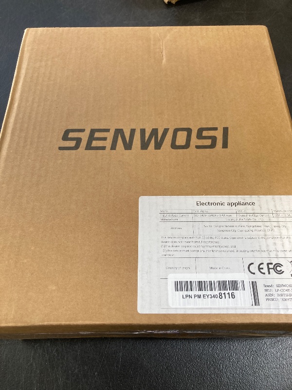 Photo 1 of SENWOSI Dual-Channel UHF Wireless Microphone System with Auto Scan & IR Sync – 200 Channels, 400ft Range, Cardioid Mics, Metal Body, LCD Display for Live Events, Recording, Stage Performances
