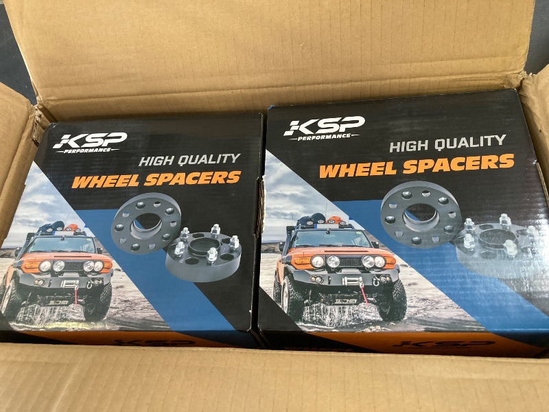 Photo 1 of KSP 2in 6x5.5 Tacoma Wheel Spacers, 6x139.7 Tire Spacer fit for Toyota Tundra 4Runner FJ Land Cruiser Sequoia, 50mm Forged Lug Centric Spacer 108mm Hub Bore with M12x1.5 Thread Pitch, Not Hubcentric