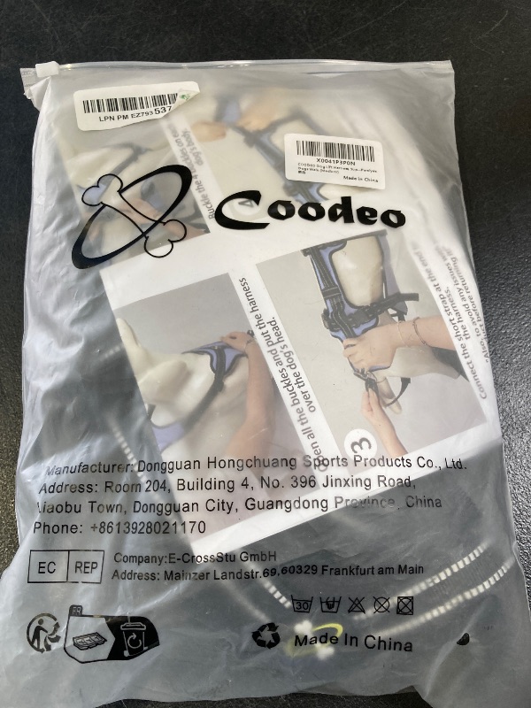 Photo 1 of Coodeo Dog Lift Harness, Support & Recovery Sling, Pet Rehabilitation Lifts Vest Adjustable Breathable Straps for Old, Disabled, Joint Injuries, Arthritis, Paralysis Dogs Walk (Black, M)