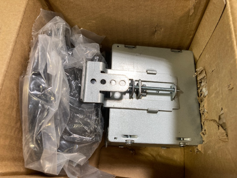 Photo 1 of RACO 6239NI Floor Kit with Recessed Duplex 15A TR Device and Adjustable Steel Box, 1-Gang, Nickel