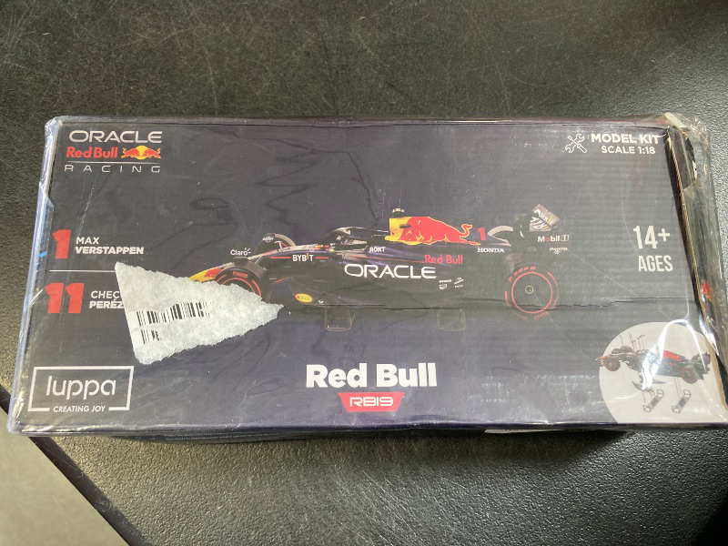 Photo 1 of LUPPA Formula 1 RB Model Kit - 1:18 Scale Racing F1 RB19 Model Inspired by Checo Pérez & Max Verstappen Building kit, Collectible diecast, 140 Pieces